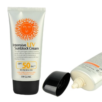 Kem Chống Nắng Hoàn Hảo 3W Clinic Intensive UV Sunblock CreamSPF 50++ (70ml)